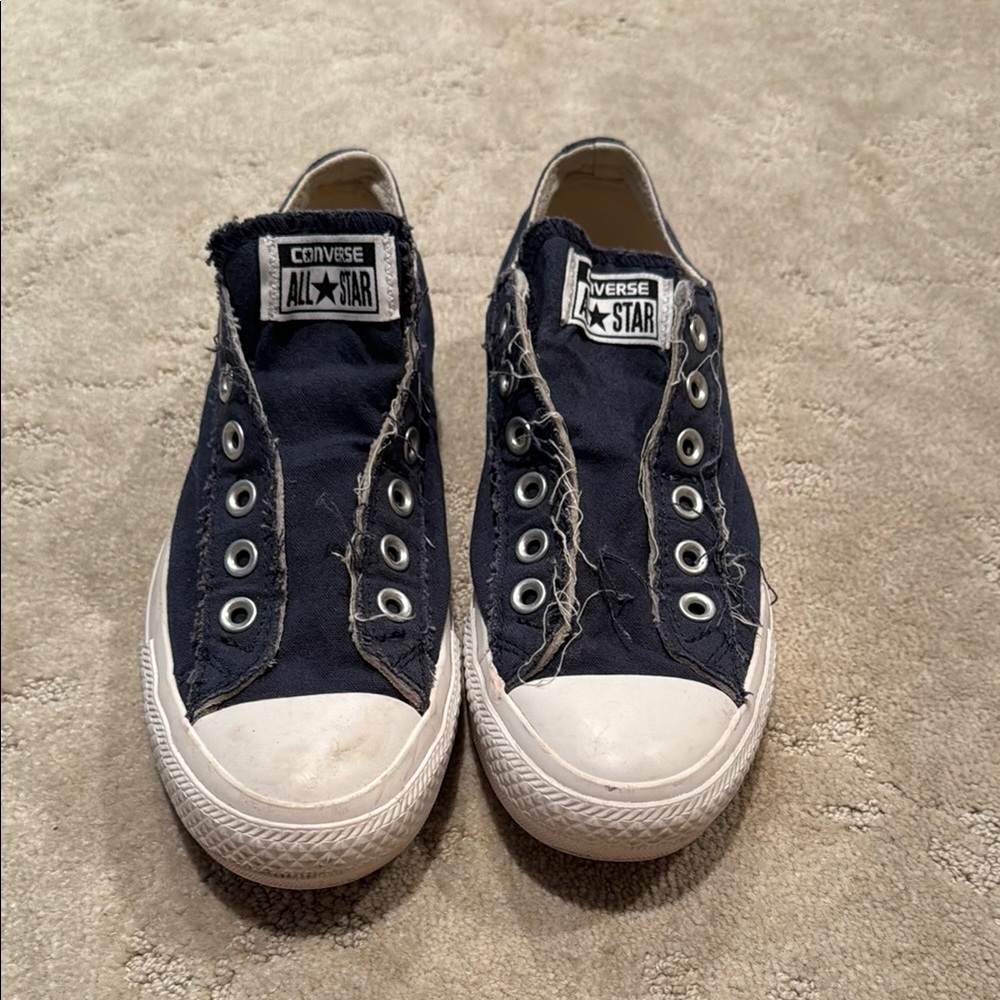 Converse All Star Navy Blue Slip-On Sneakers